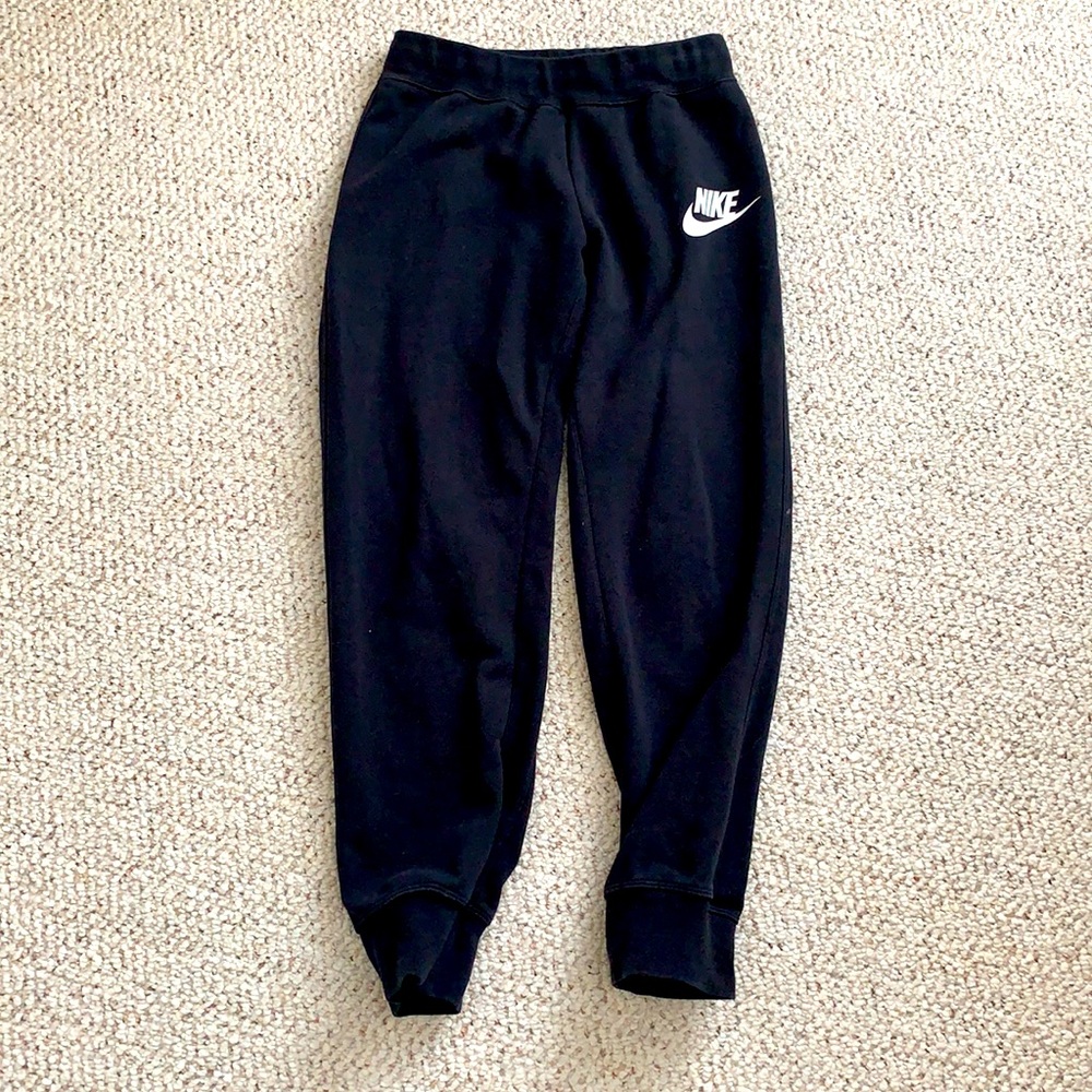 Nike kids black sweat pants XL